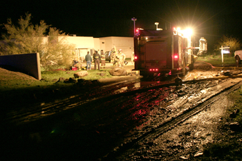 fire at 36237 n. 50th st cave creek